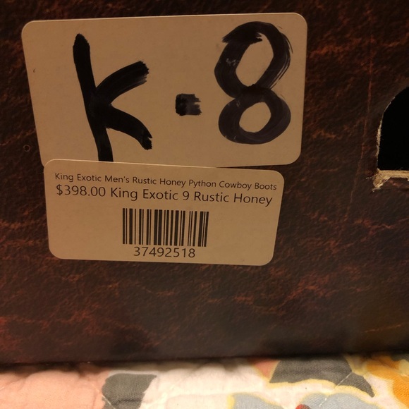 Luxurious exotic skin men’s boots NEW SALE PRICE 40% Off Original Offered Price! - Picture 8 of 8